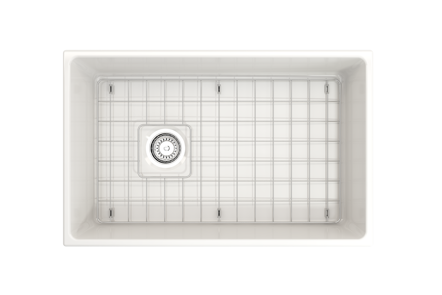 CONTEMPO 30 Farmhouse Apron Front Fireclay 30" Single Bowl Kitchen Sink