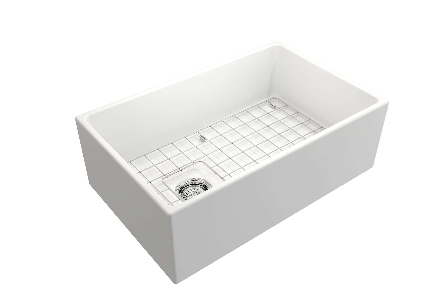 CONTEMPO 30 Farmhouse Apron Front Fireclay 30" Single Bowl Kitchen Sink