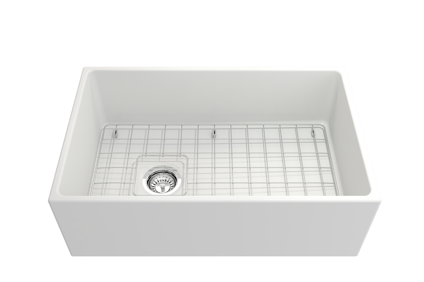 CONTEMPO 30 Farmhouse Apron Front Fireclay 30" Single Bowl Kitchen Sink