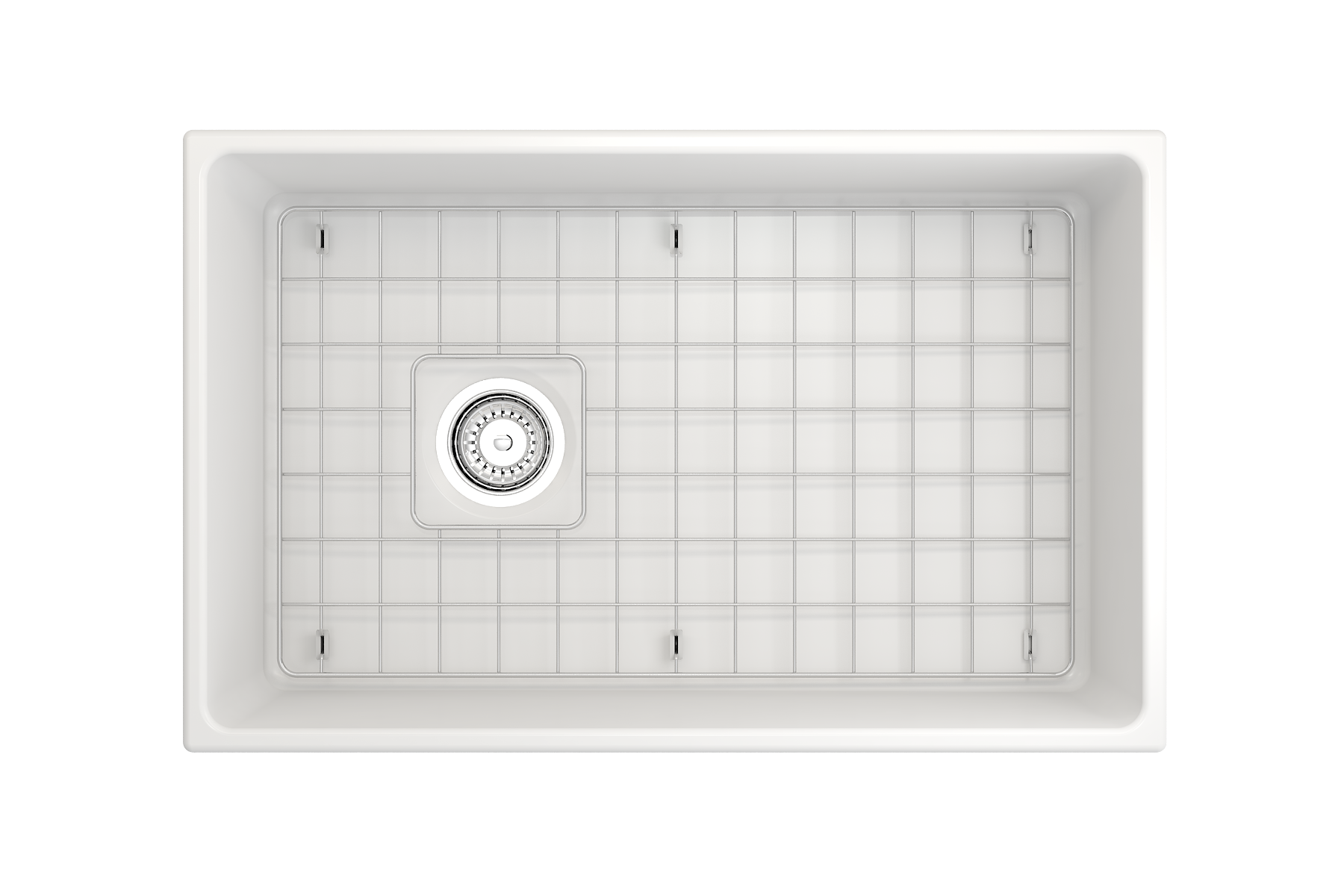 CONTEMPO 30 Farmhouse Apron Front Fireclay 30" Single Bowl Kitchen Sink