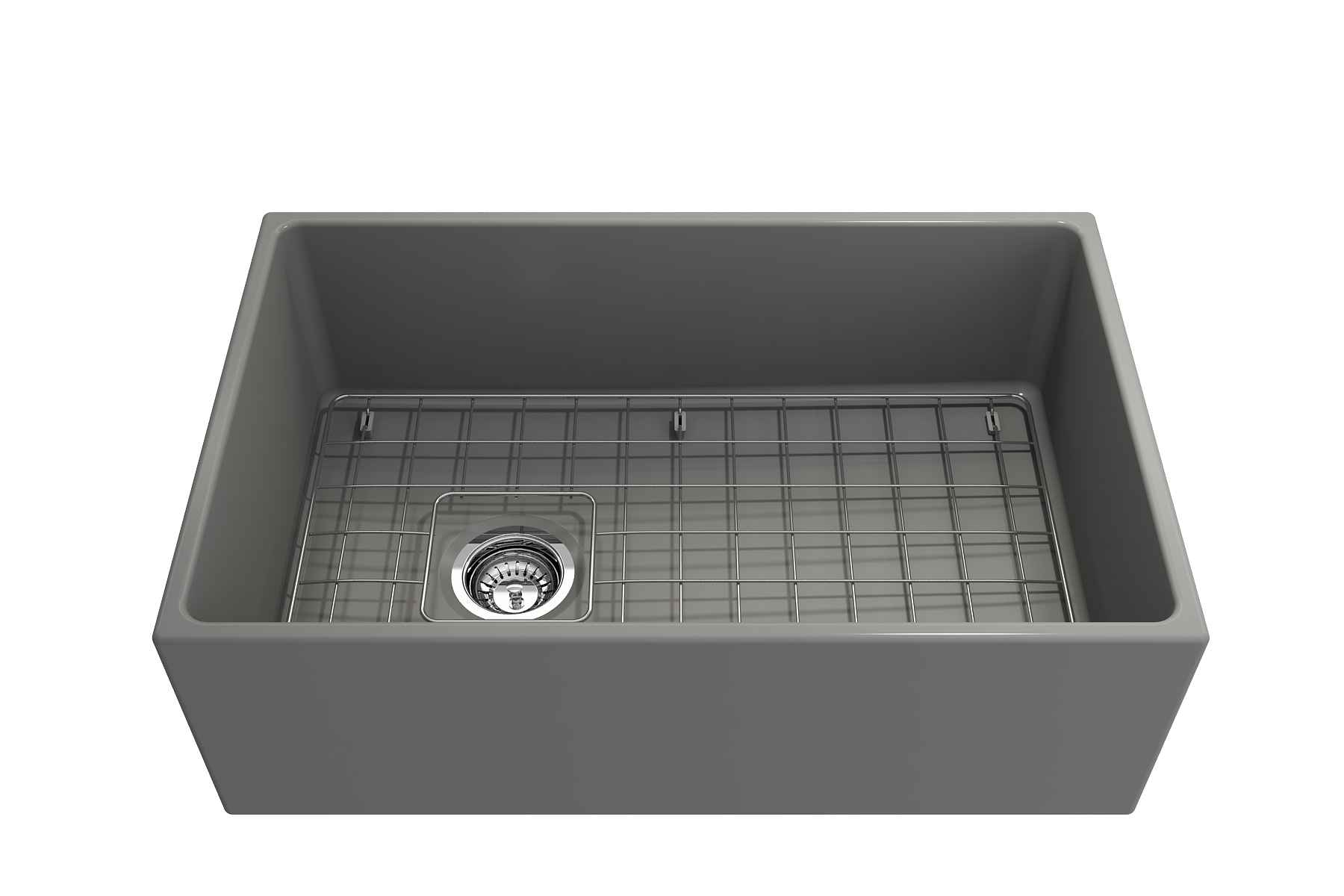 CONTEMPO 30 Farmhouse Apron Front Fireclay 30" Single Bowl Kitchen Sink