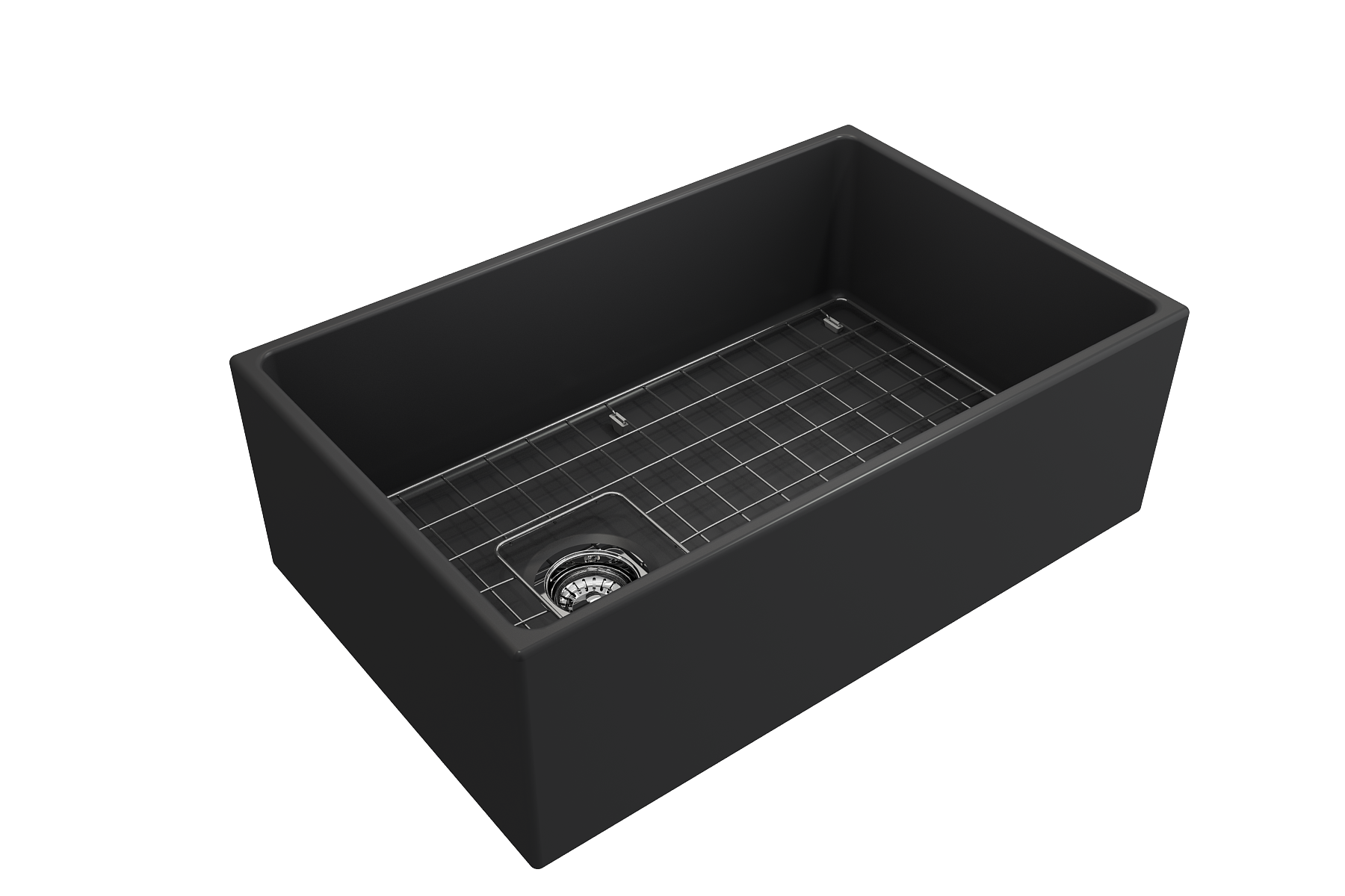 CONTEMPO 30 Farmhouse Apron Front Fireclay 30" Single Bowl Kitchen Sink