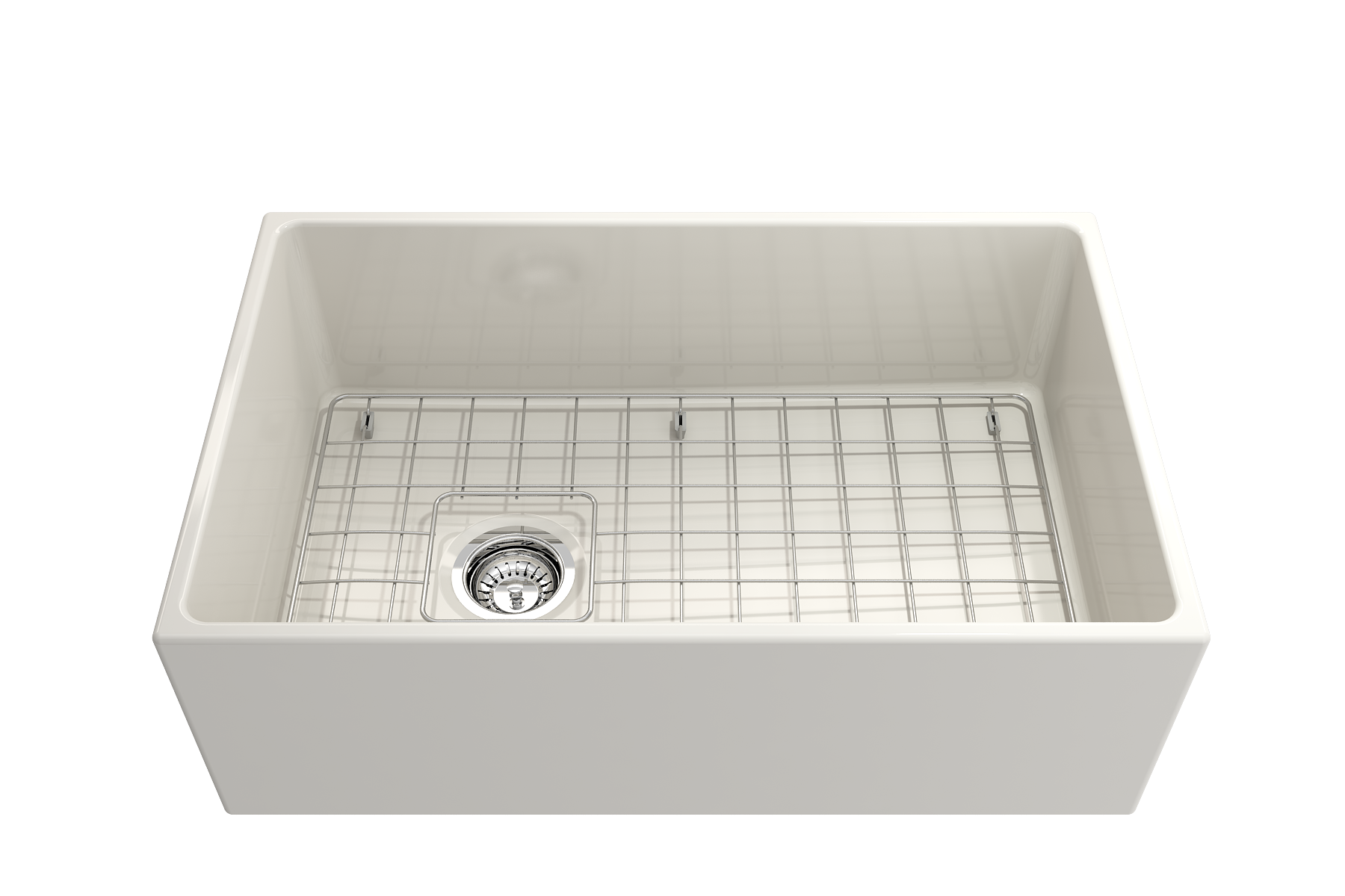 CONTEMPO 30 Farmhouse Apron Front Fireclay 30" Single Bowl Kitchen Sink
