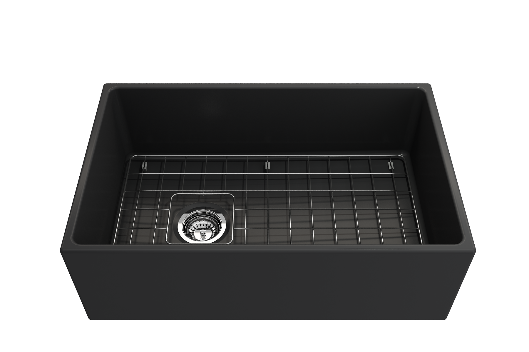 CONTEMPO 30 Farmhouse Apron Front Fireclay 30" Single Bowl Kitchen Sink