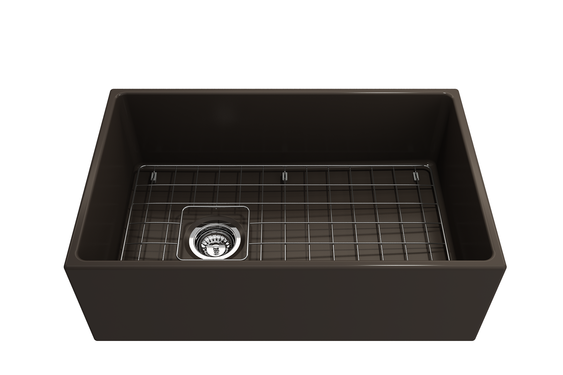 CONTEMPO 30 Farmhouse Apron Front Fireclay 30" Single Bowl Kitchen Sink