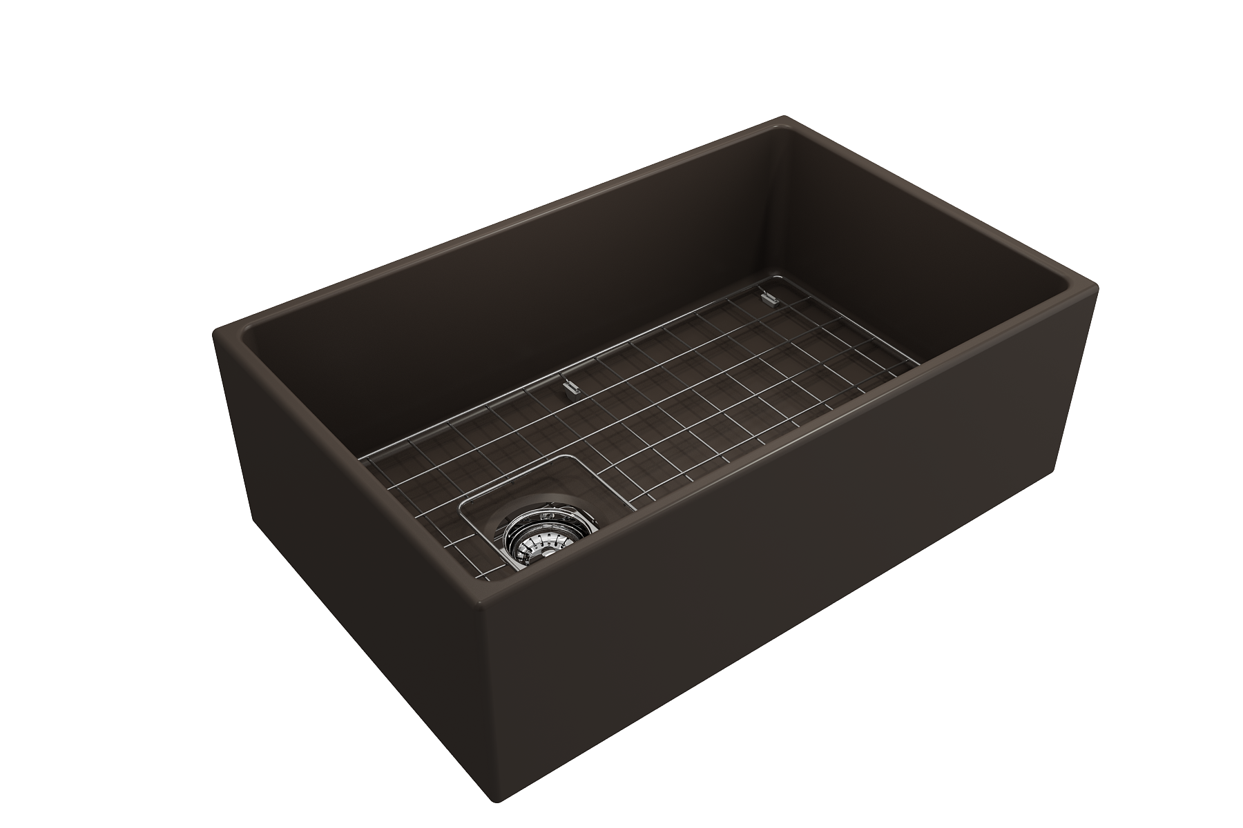 CONTEMPO 30 Farmhouse Apron Front Fireclay 30" Single Bowl Kitchen Sink