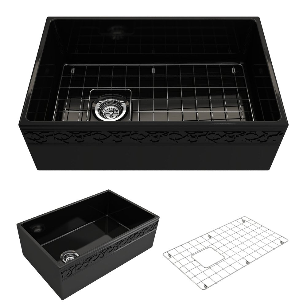 VIGNETO 30 Fireclay Apron-Front Farmhouse Sinks