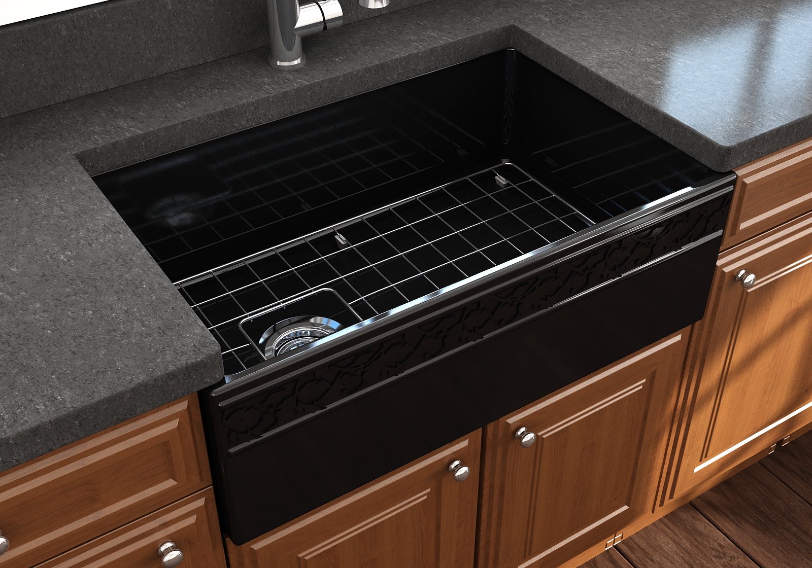 VIGNETO 30 Fireclay Apron-Front Farmhouse Sinks