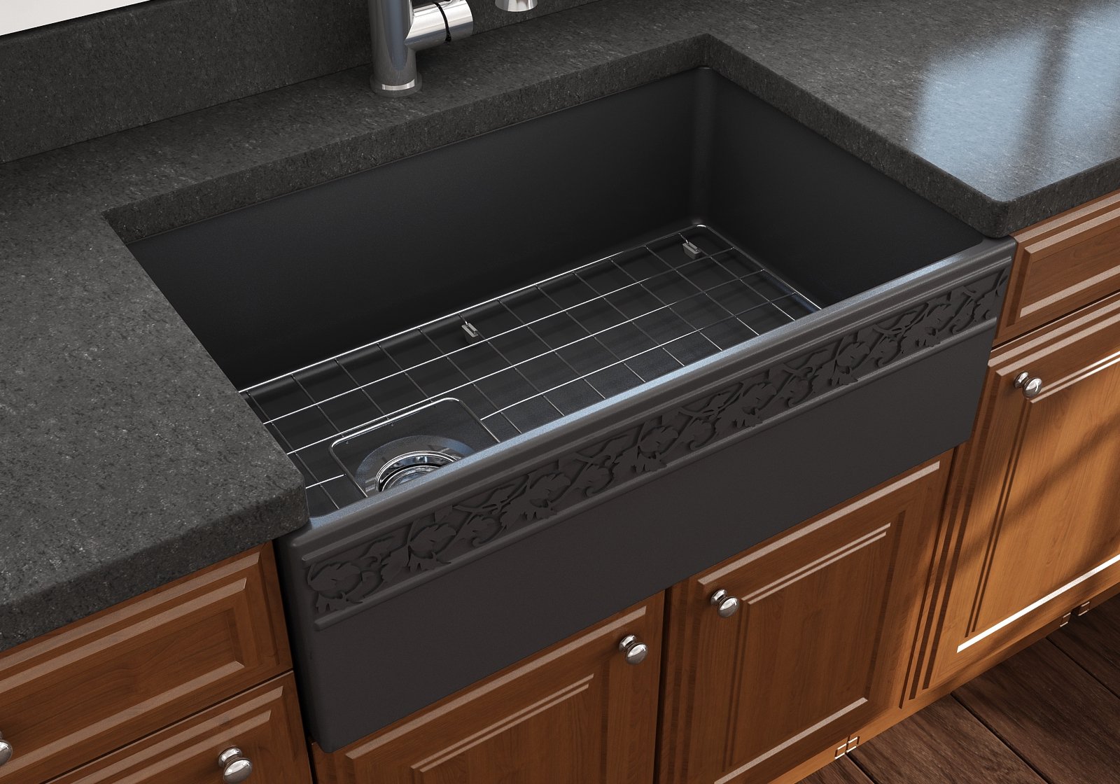 VIGNETO 30 Fireclay Apron-Front Farmhouse Sinks