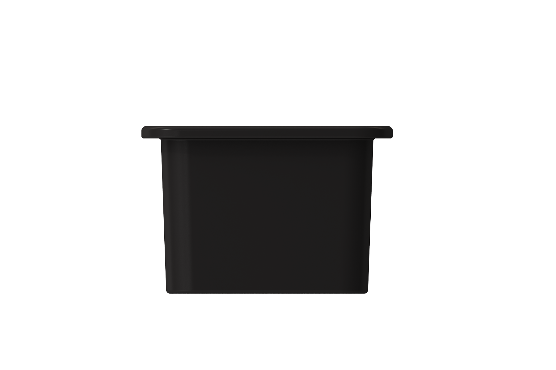 Sotto Dual-mount Fireclay 12 in. Single Bowl Bar Sink with Strainer 1358