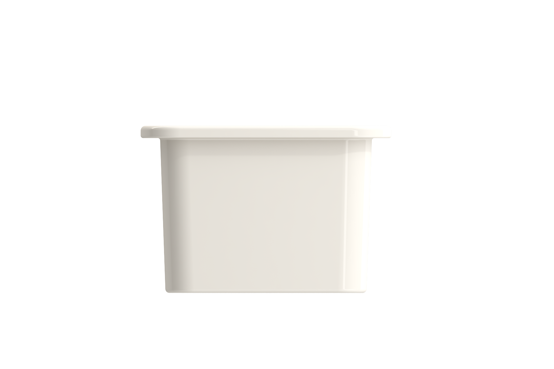 Sotto Dual-mount Fireclay 12 in. Single Bowl Bar Sink with Strainer 1358