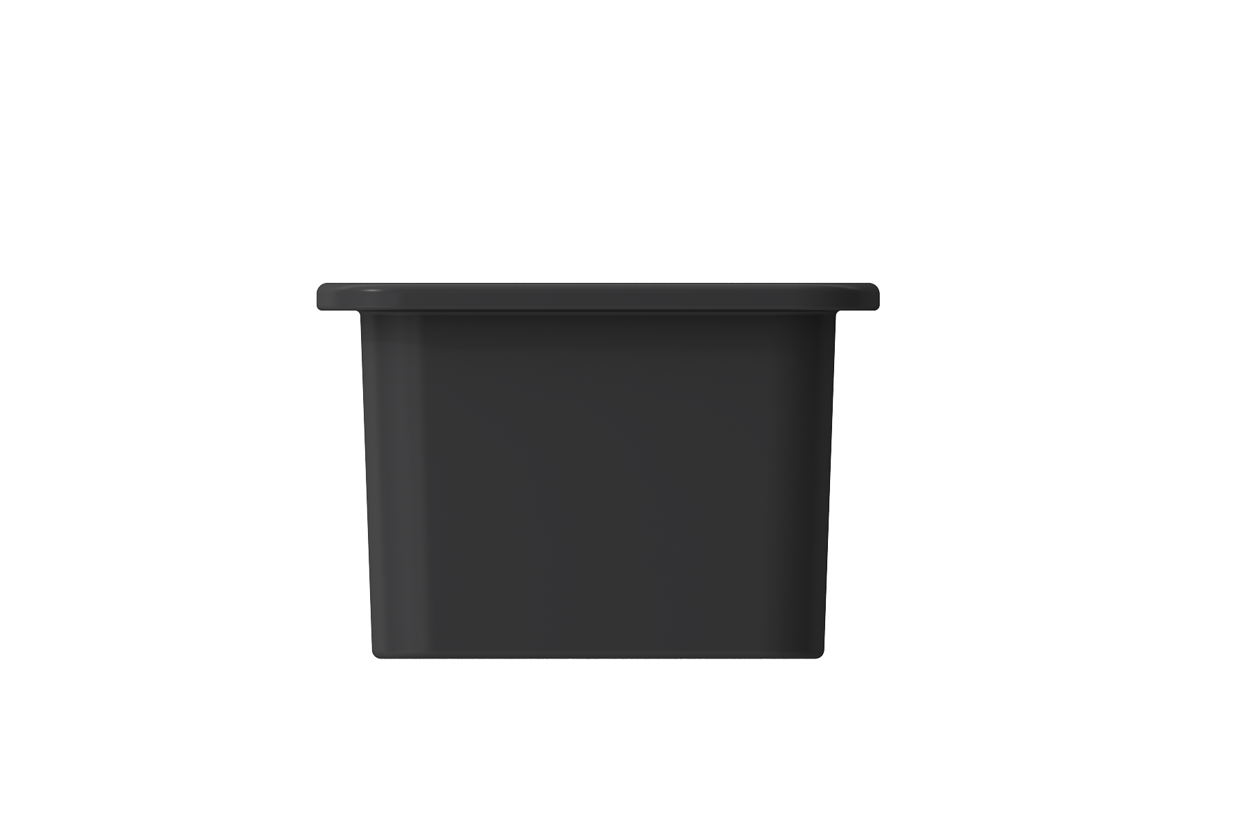 Sotto Dual-mount Fireclay 12 in. Single Bowl Bar Sink with Strainer 1358