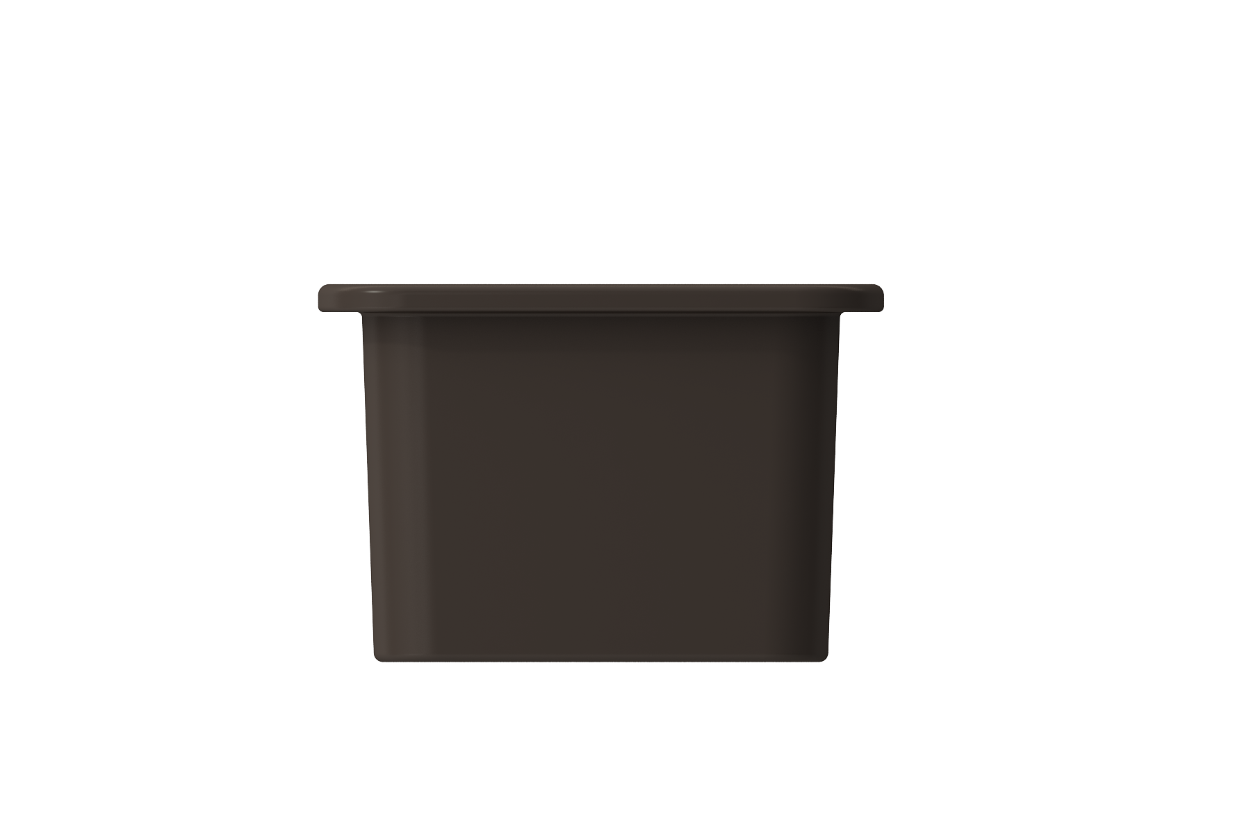 Sotto Dual-mount Fireclay 12 in. Single Bowl Bar Sink with Strainer 1358