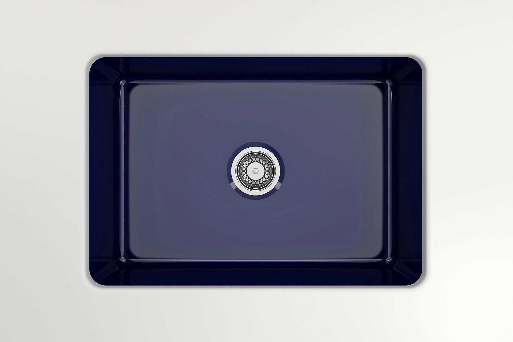 Sotto Dual-mount Fireclay 27 in. Single Bowl Kitchen Sink with Protective Bottom Grid and Strainer 1360