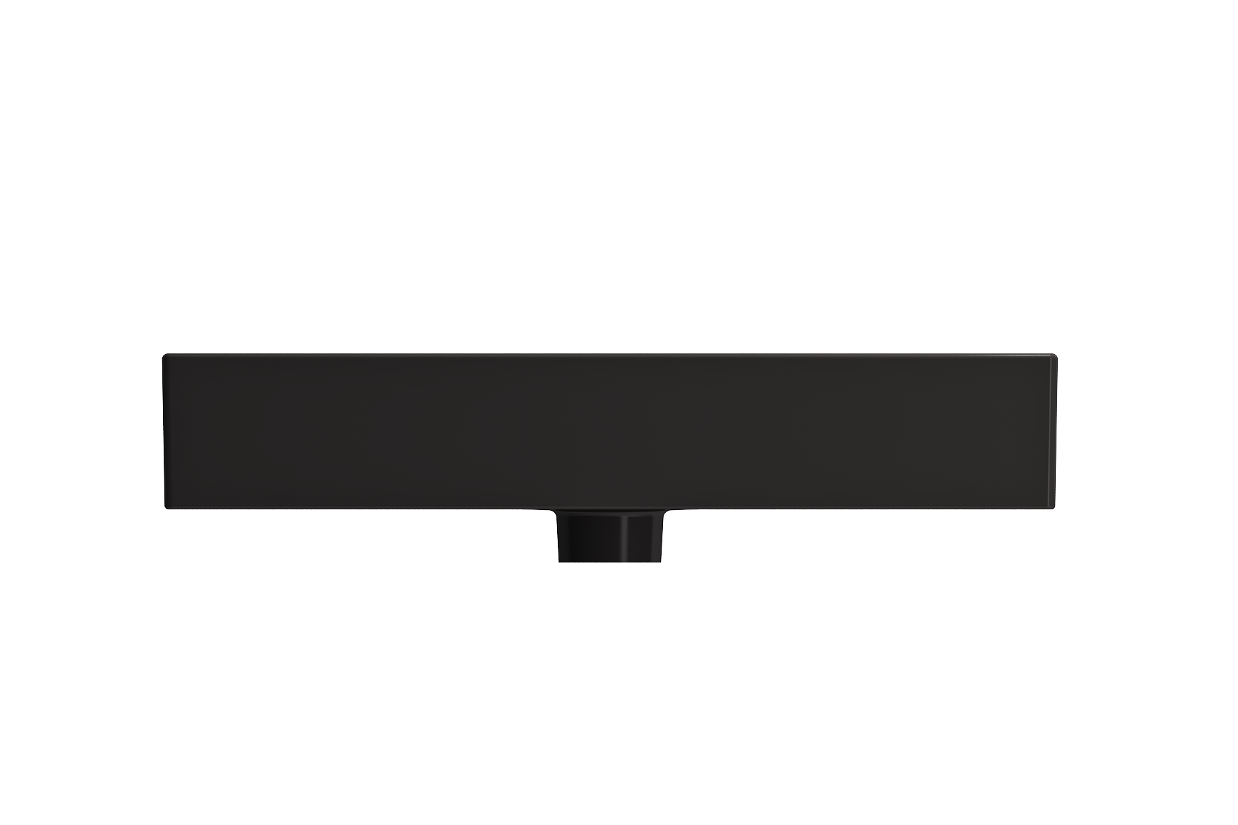 Milano Wall-Mounted Sink Fireclay 24 in. 3-Hole with Overflow 1376