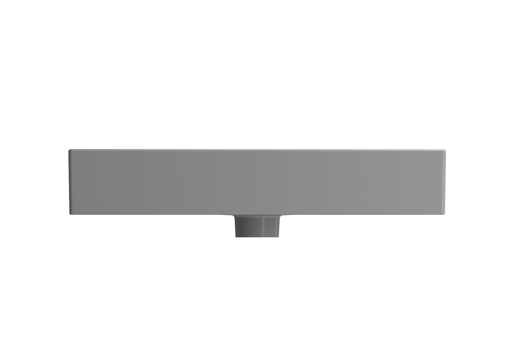 Milano Wall-Mounted Sink Fireclay 24 in. 3-Hole with Overflow 1376