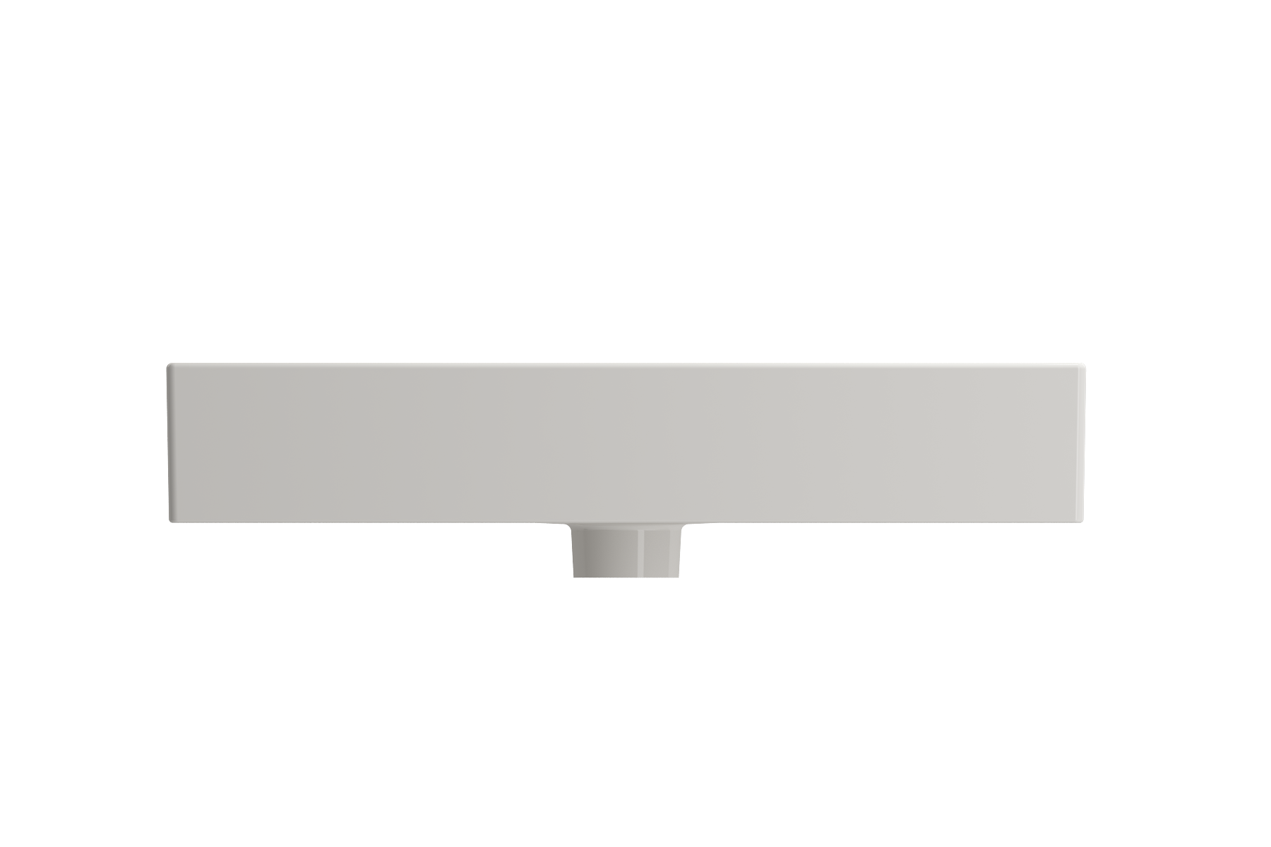 Milano Wall-Mounted Sink Fireclay 24 in. 3-Hole with Overflow 1376