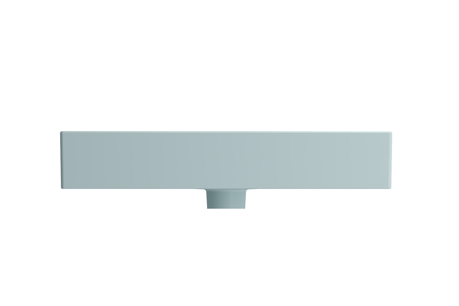 Milano Wall-Mounted Sink Fireclay 24 in. 3-Hole with Overflow 1376