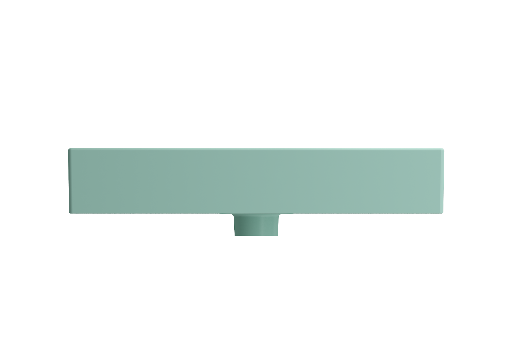 Milano Wall-Mounted Sink Fireclay 24 in. 3-Hole with Overflow 1376