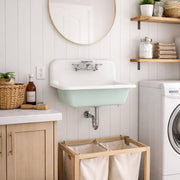 MAIDSTONE 30" Cast Iron High Back Sink