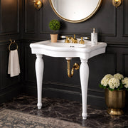 MAIDSTONE 30 Inch Console Bathroom Sink 30 Inch Console Bathroom Sink