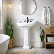 MAIDSTONE 23 Inch Pedestal Sink