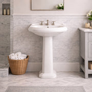 MAIDSTONE 19 Inch Pedestal Sink