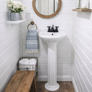 MAIDSTONE 15 Inch Pedestal Sink