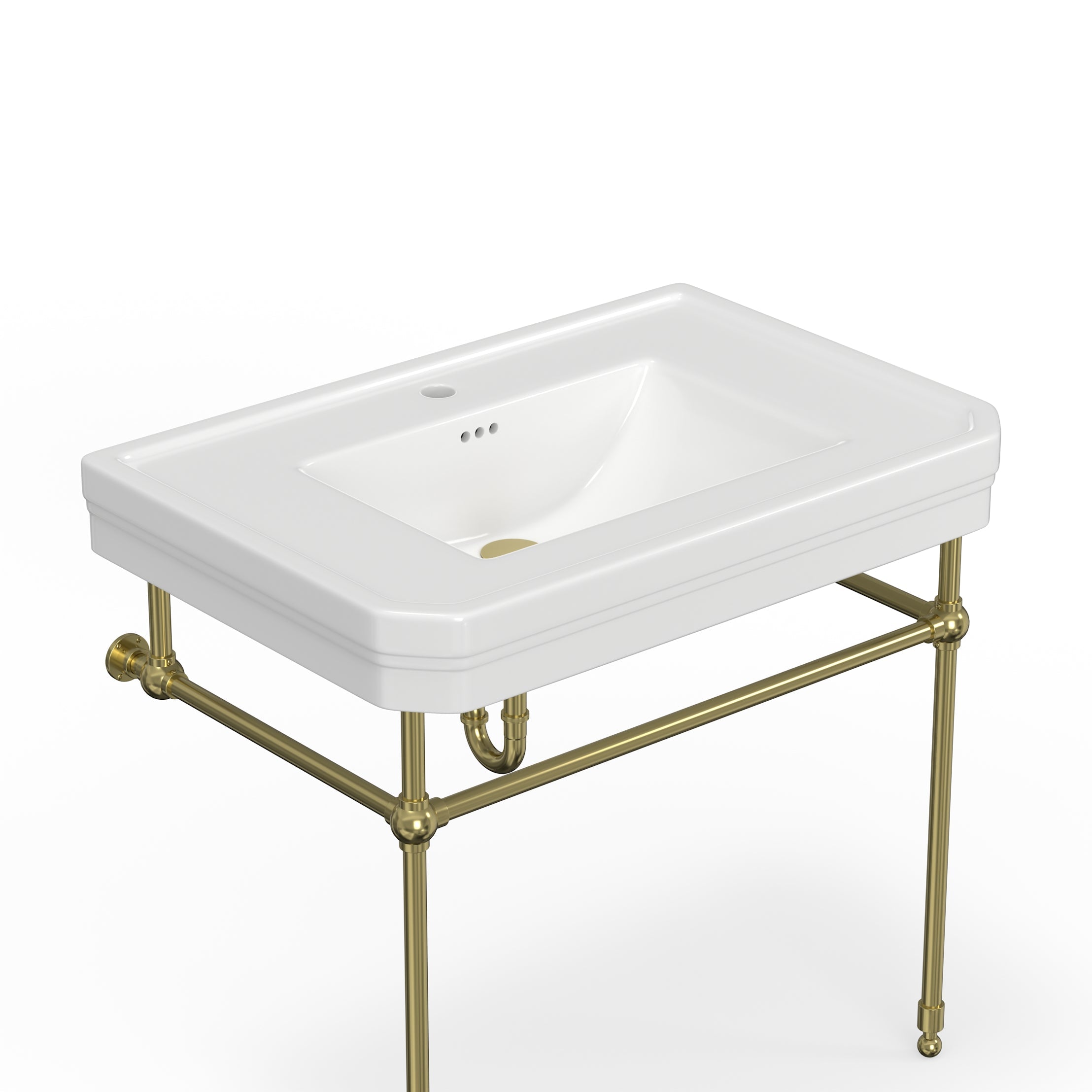 MAIDSTONE 32 Inch Console Bathroom Sink