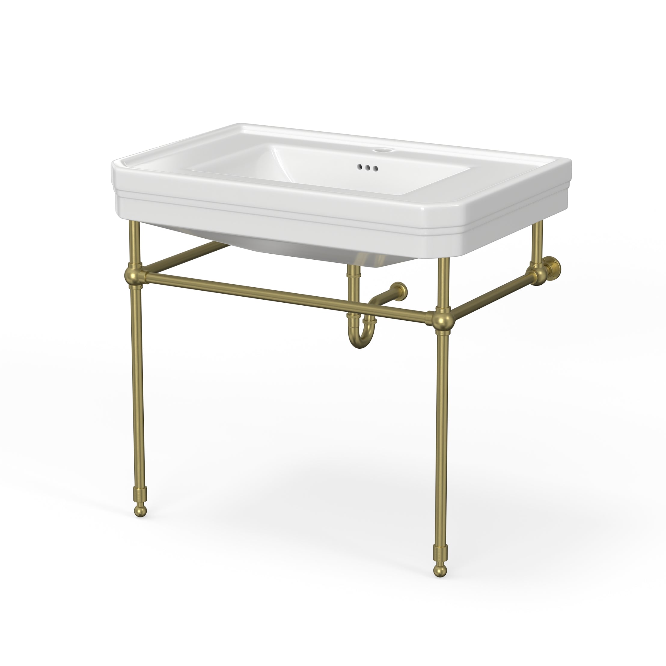 MAIDSTONE 32 Inch Console Bathroom Sink