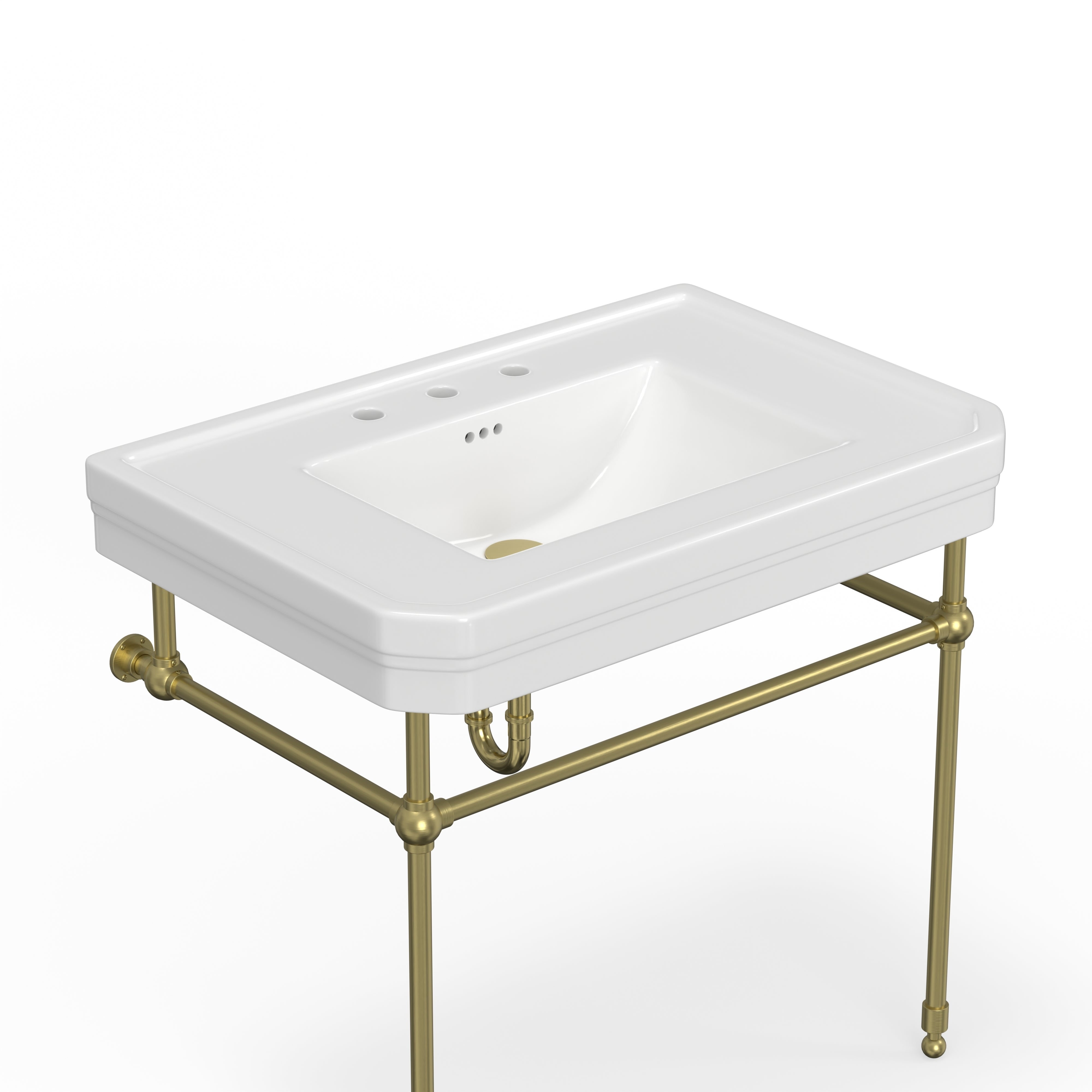 MAIDSTONE 32 Inch Console Bathroom Sink