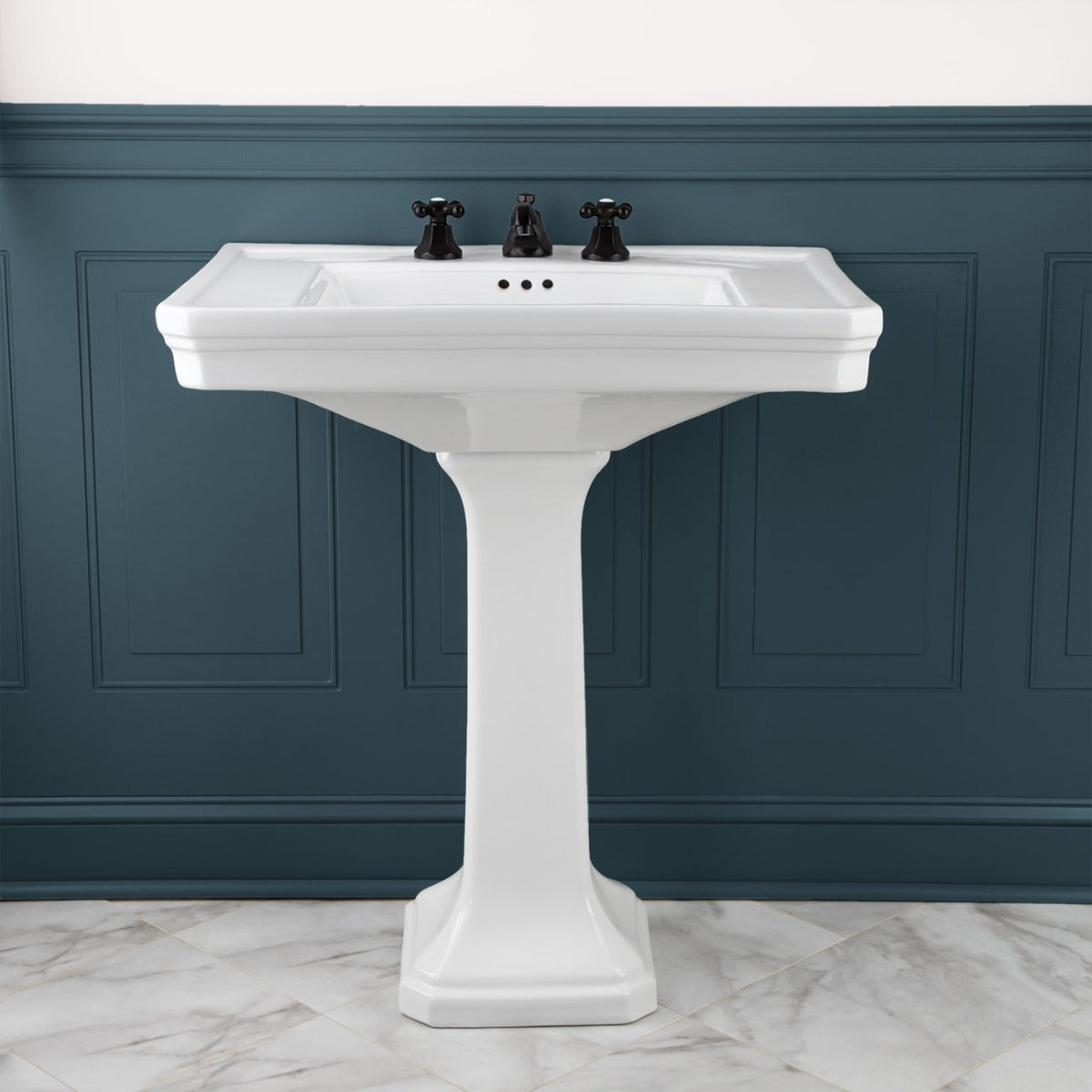 MAIDSTONE 32 Inch Pedestal Sink