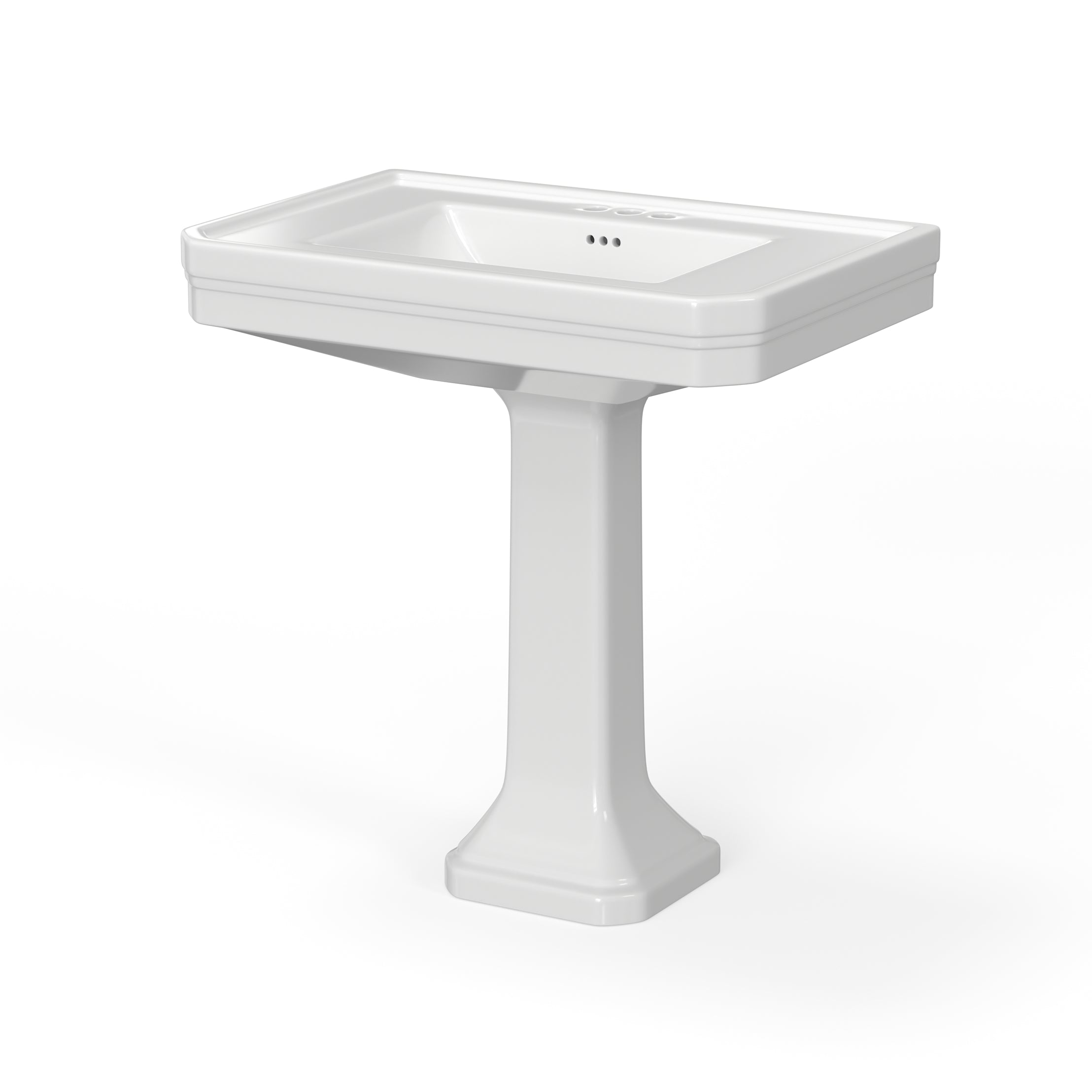 MAIDSTONE 32 Inch Pedestal Sink