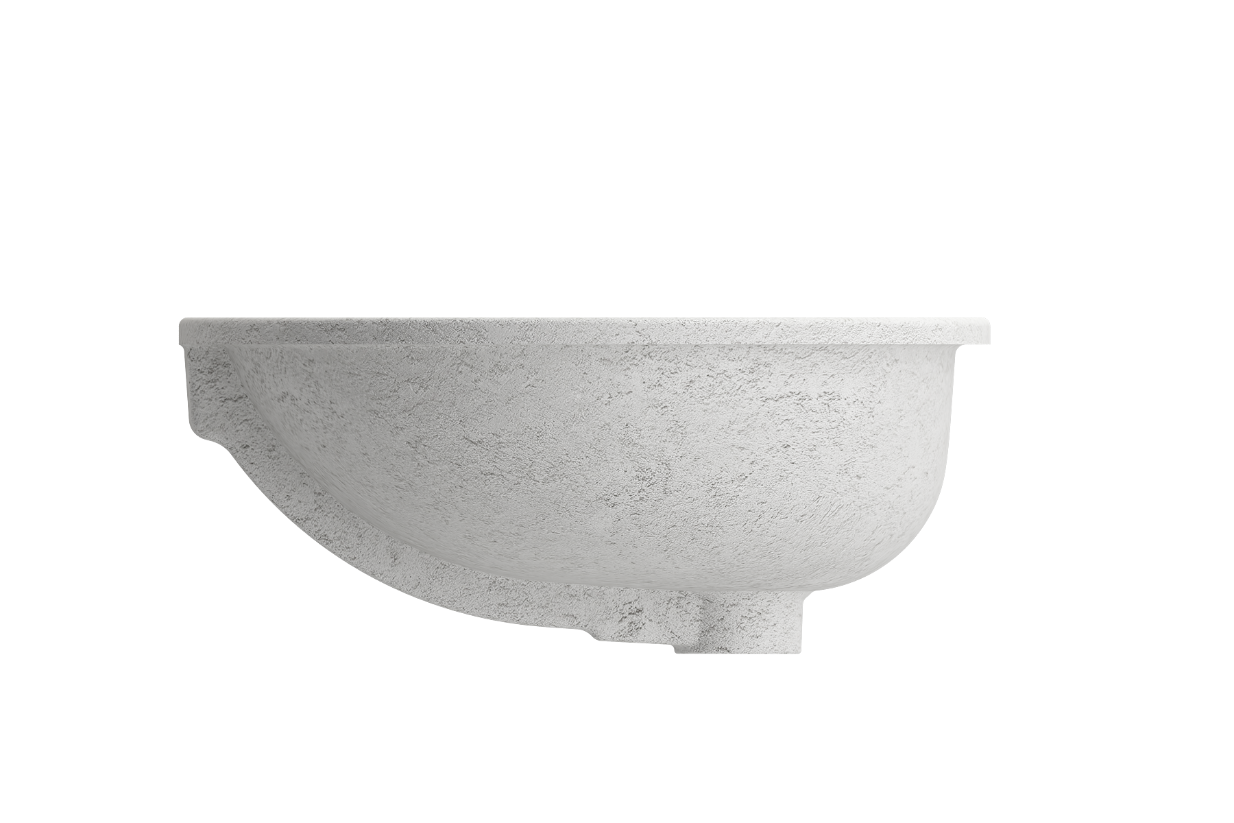 Parma Undermount Sink Fireclay 22 in. with Overflow 1384