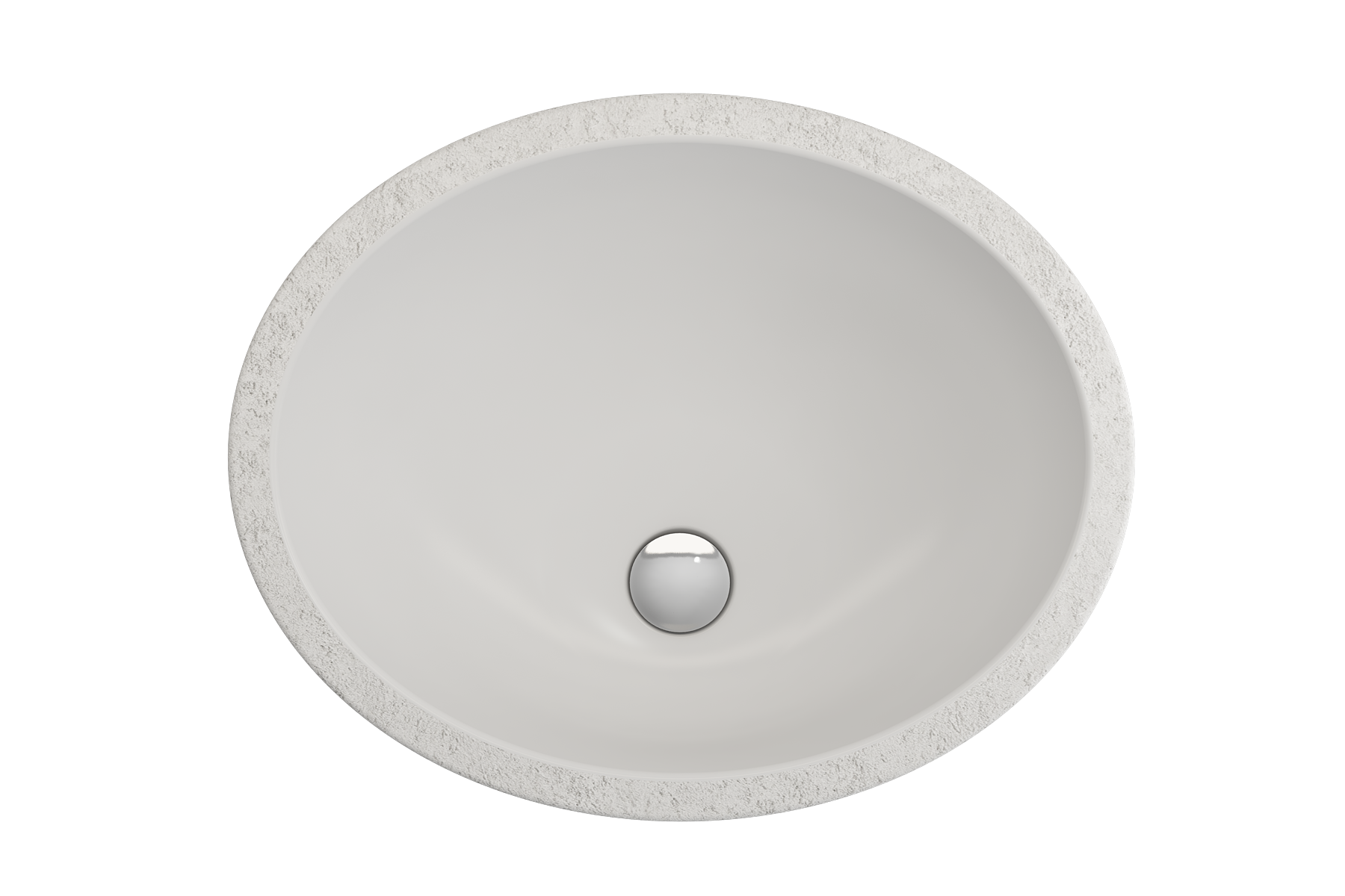Parma Undermount Sink Fireclay 22 in. with Overflow 1384