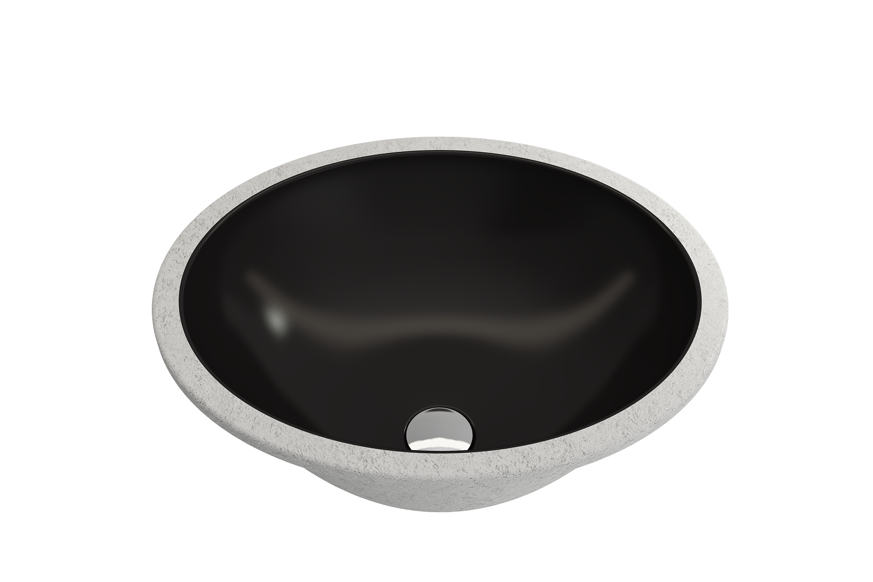 Parma Undermount Sink Fireclay 22 in. with Overflow 1384
