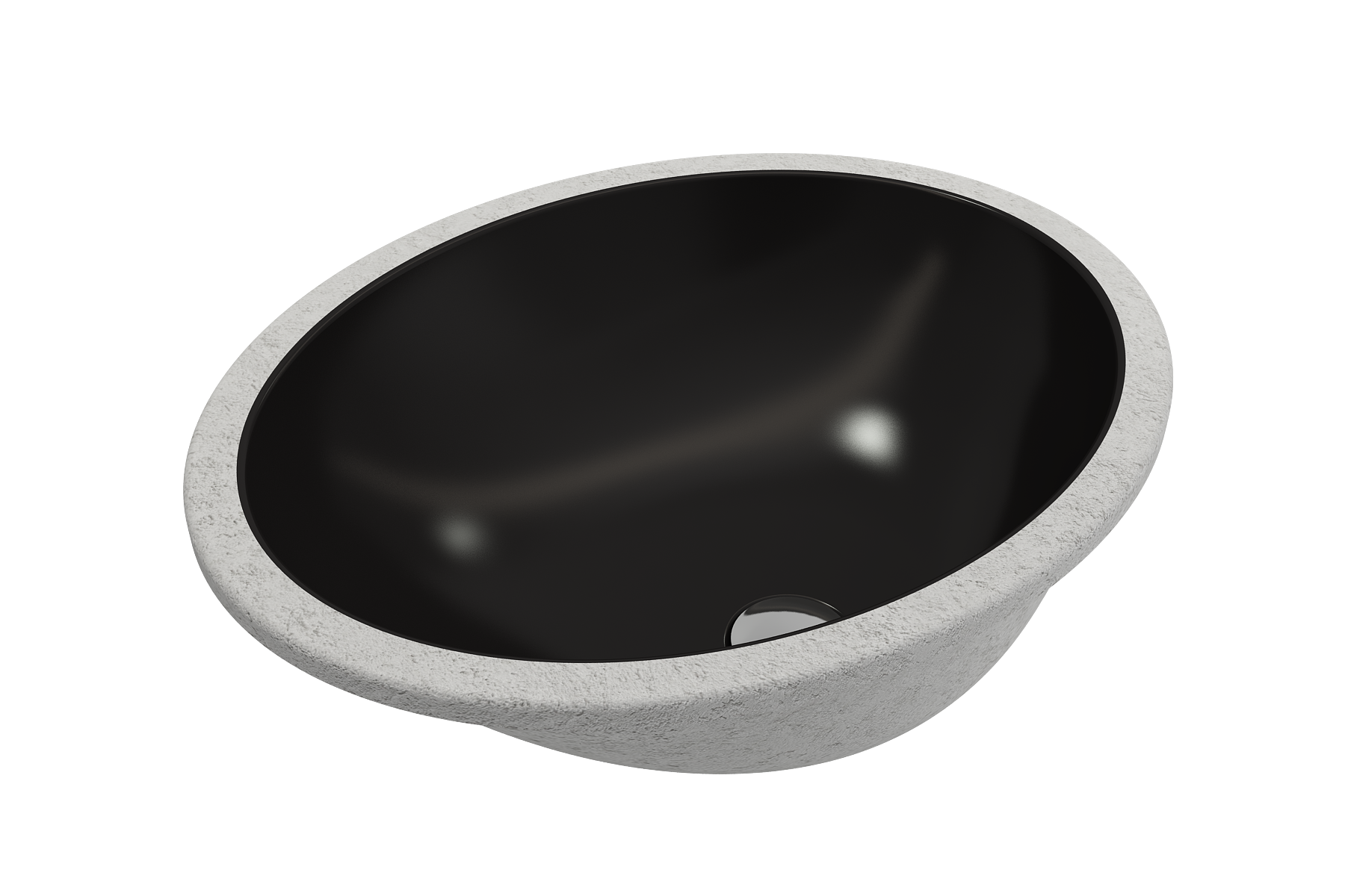 Parma Undermount Sink Fireclay 22 in. with Overflow 1384