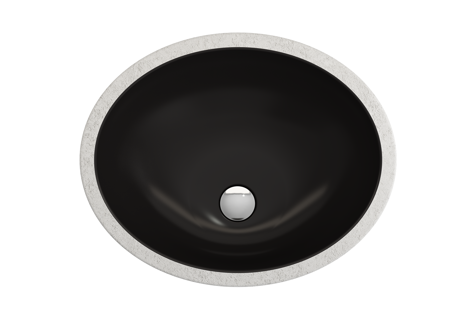 Parma Undermount Sink Fireclay 22 in. with Overflow 1384
