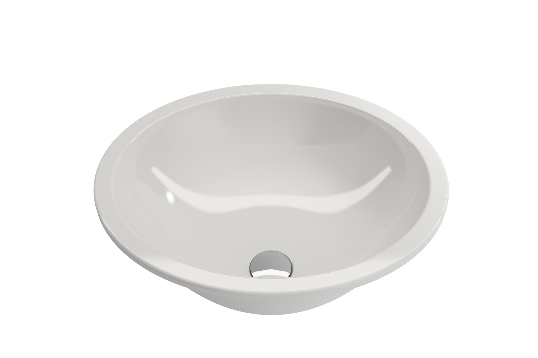 Parma Undermount Sink Fireclay 22 in. with Overflow 1384