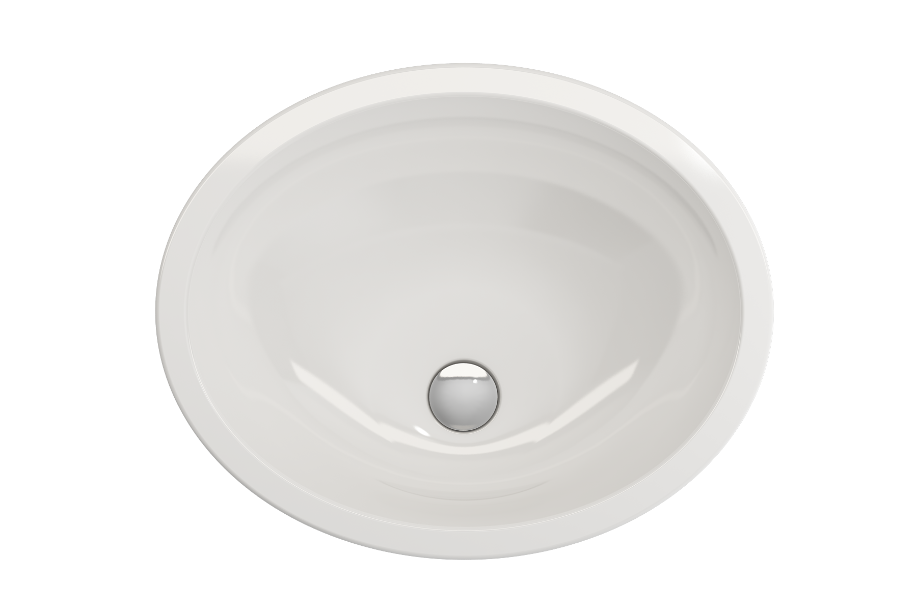 Parma Undermount Sink Fireclay 22 in. with Overflow 1384
