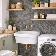 MAIDSTONE Porcelain Wall Mount Utility Sink