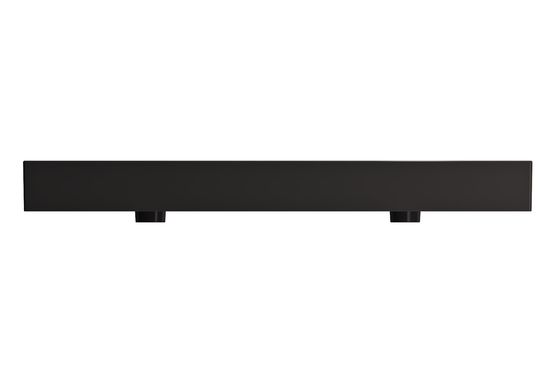 Milano Wall-Mounted Sink Fireclay  47.75 in. Double Bowl for Two 1-Hole Faucets with Overflows 1393