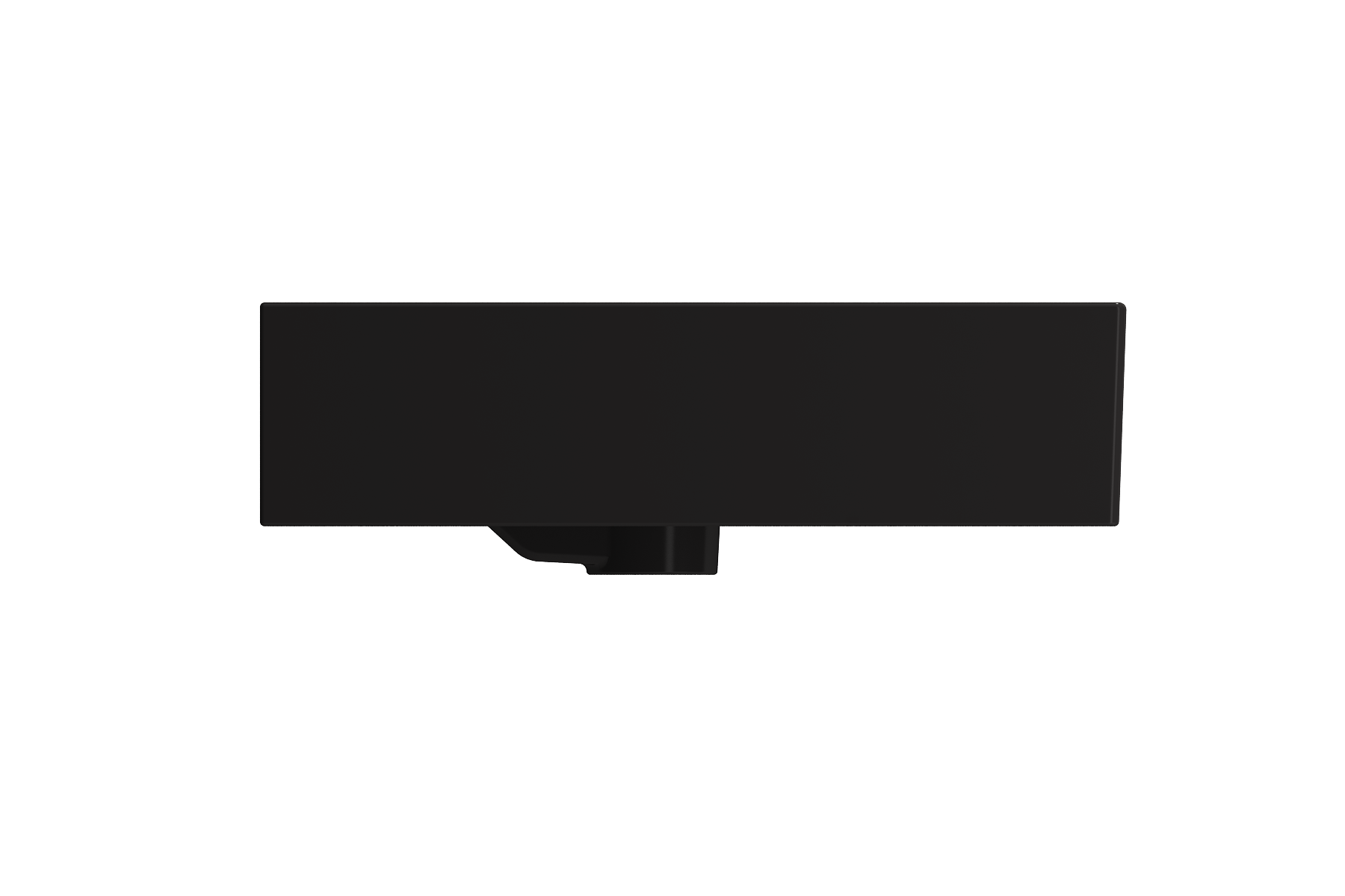 Milano Wall-Mounted Sink Fireclay 47.75 in. 3-Hole with Overflow 1394