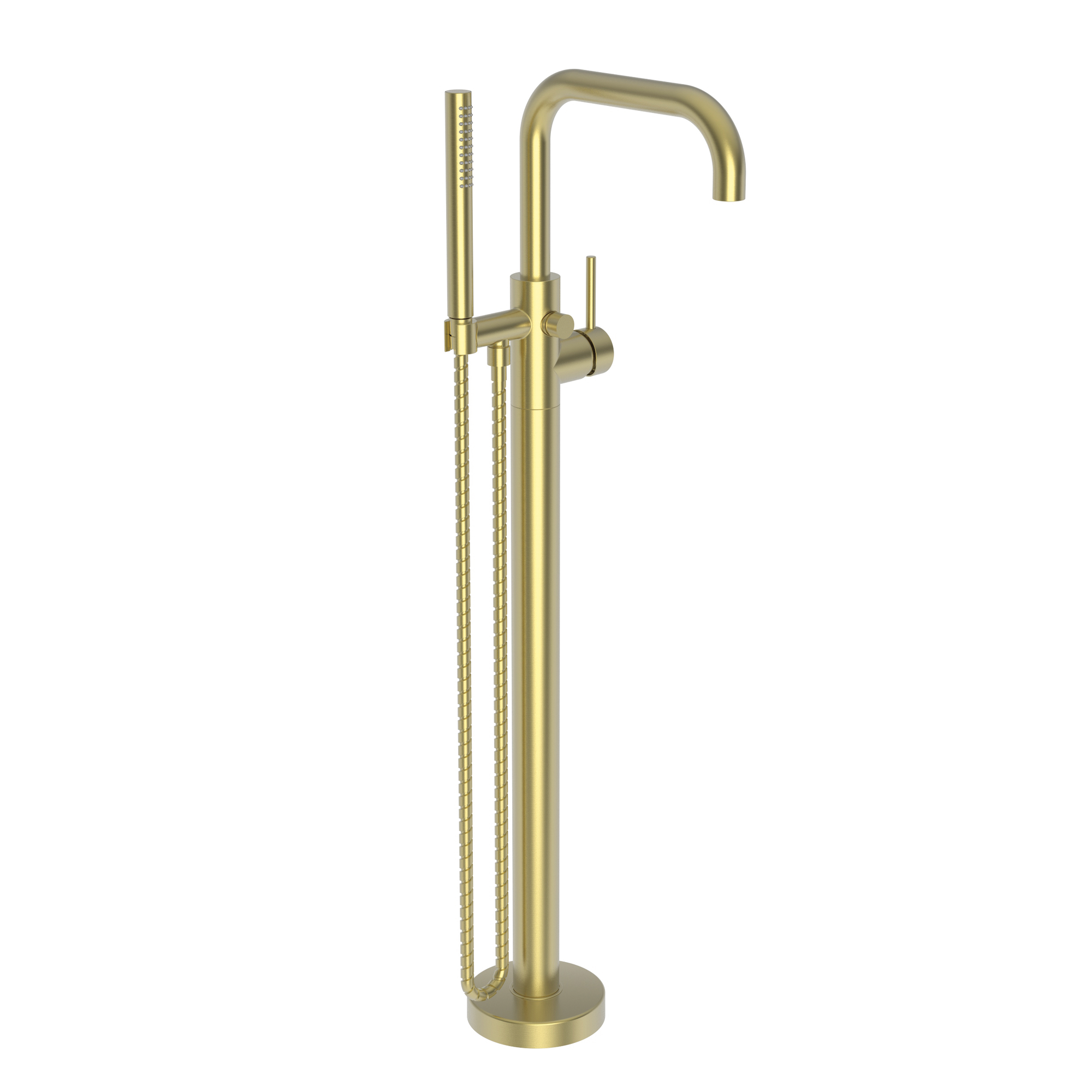 Newport Brass East Square® Exposed Tub and Hand Shower Set - Free Standing