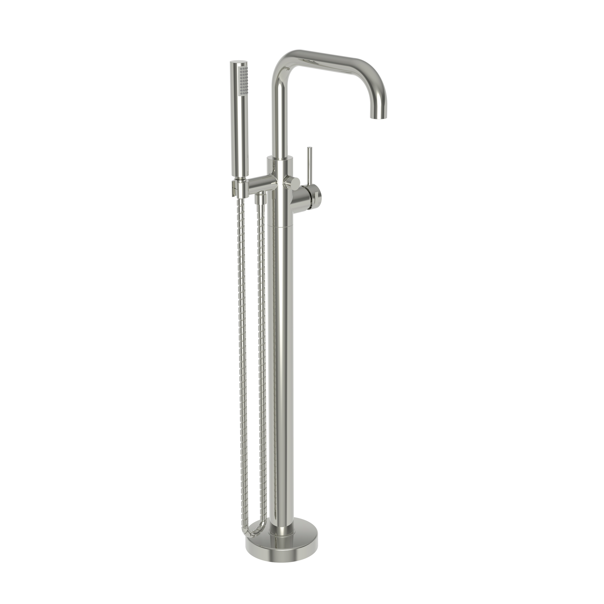 Newport Brass East Square® Exposed Tub and Hand Shower Set - Free Standing