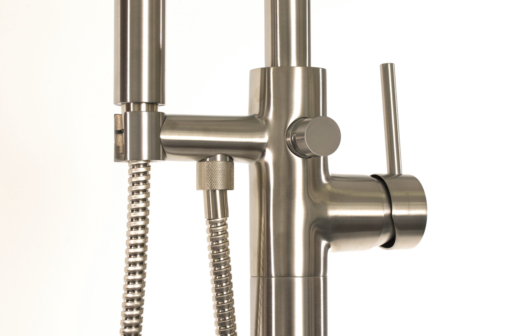 Newport Brass East Square® Exposed Tub and Hand Shower Set - Free Standing