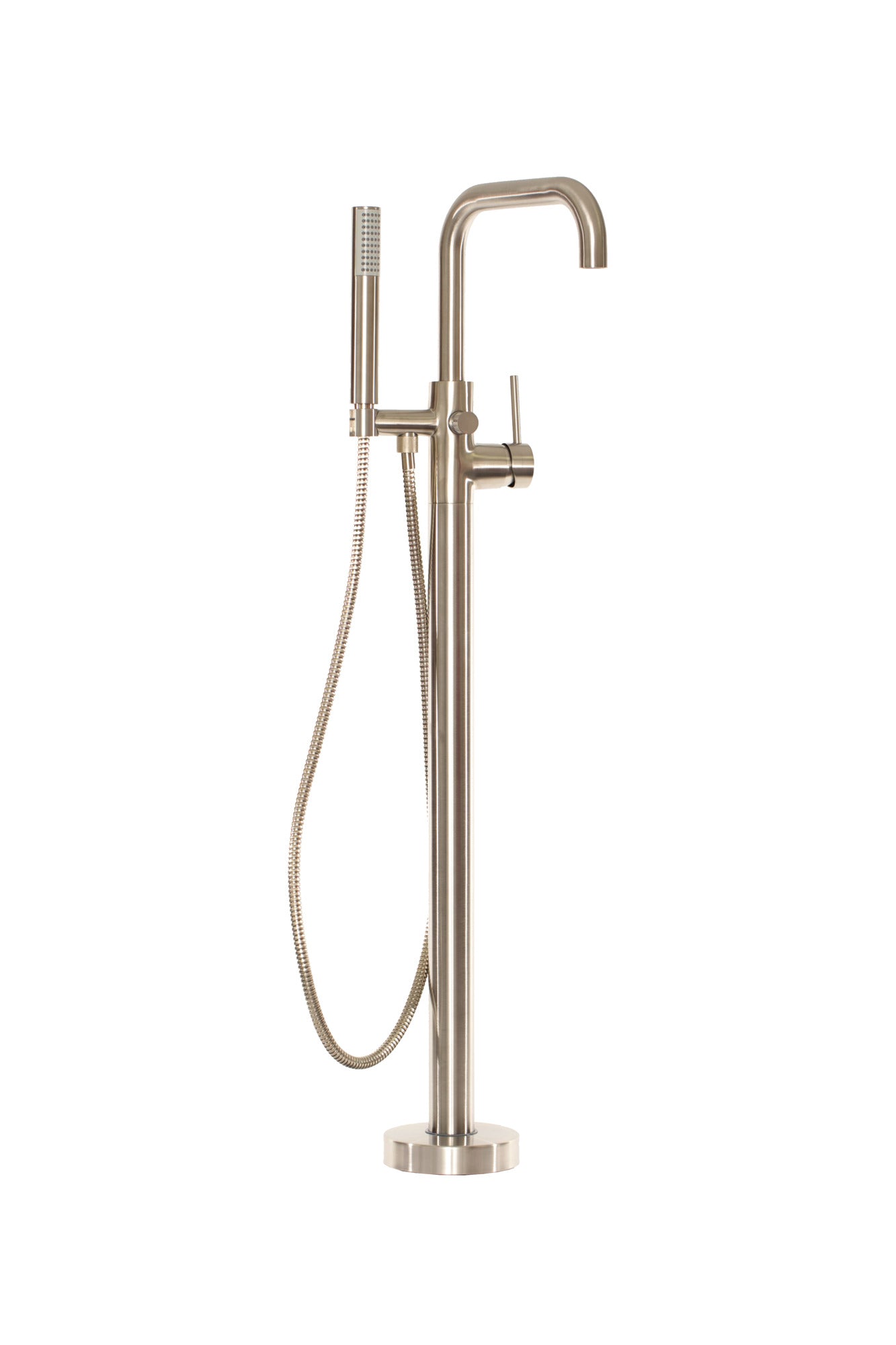 Newport Brass East Square® Exposed Tub and Hand Shower Set - Free Standing