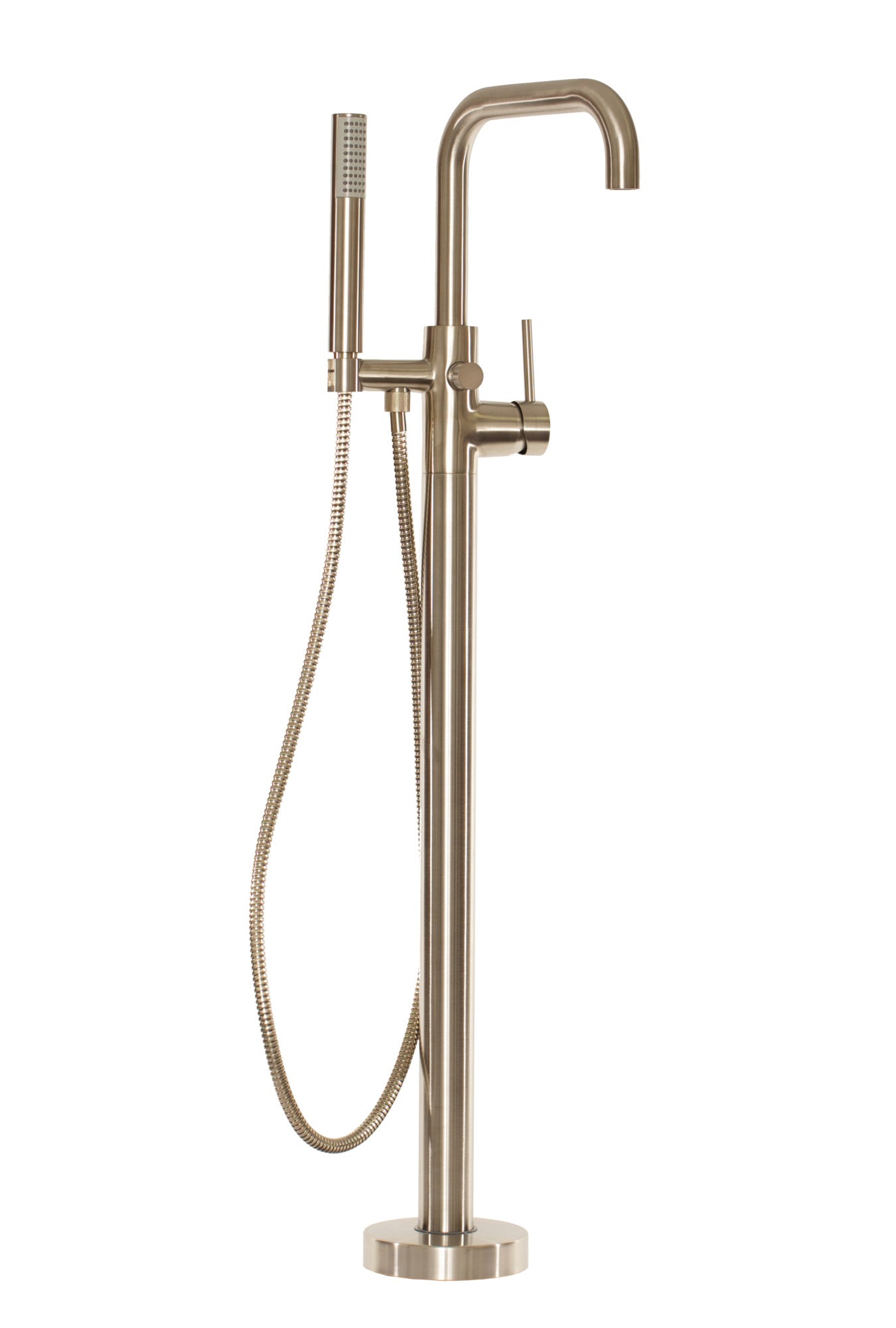 Newport Brass East Square® Exposed Tub and Hand Shower Set - Free Standing