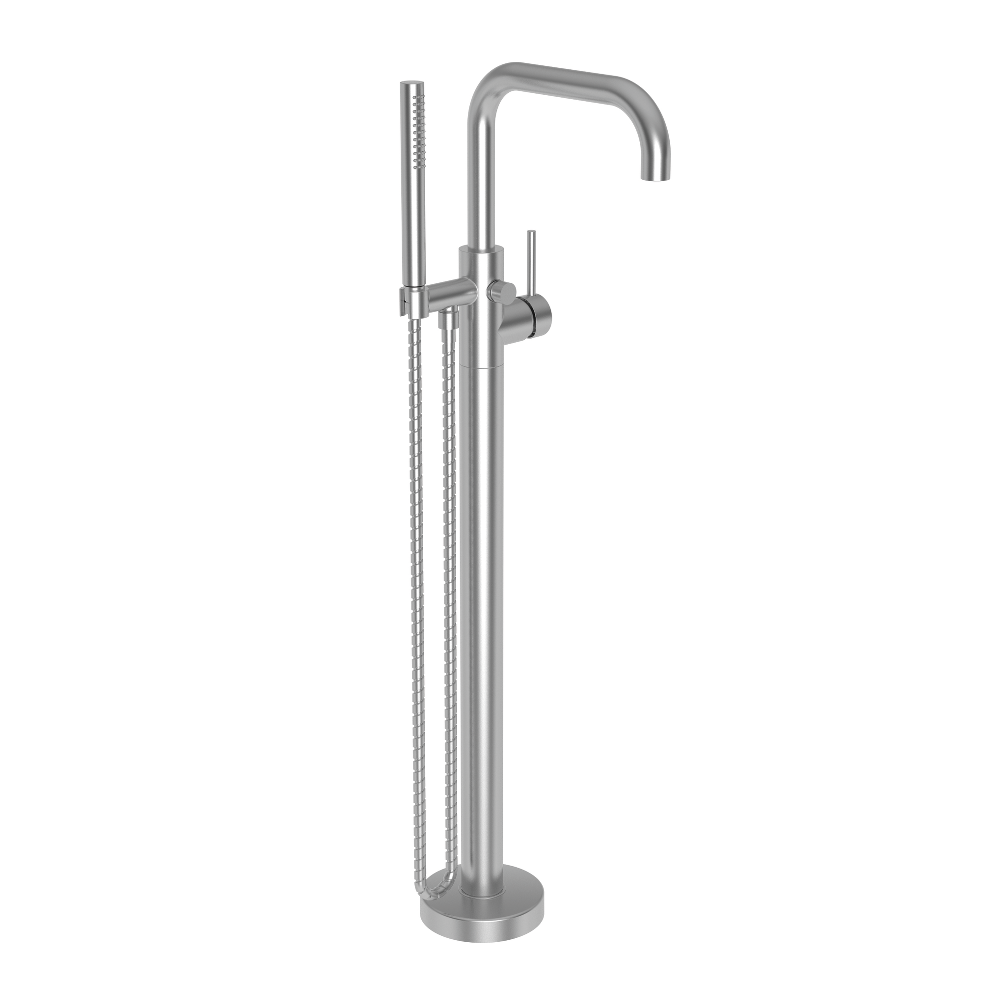 Newport Brass East Square® Exposed Tub and Hand Shower Set - Free Standing