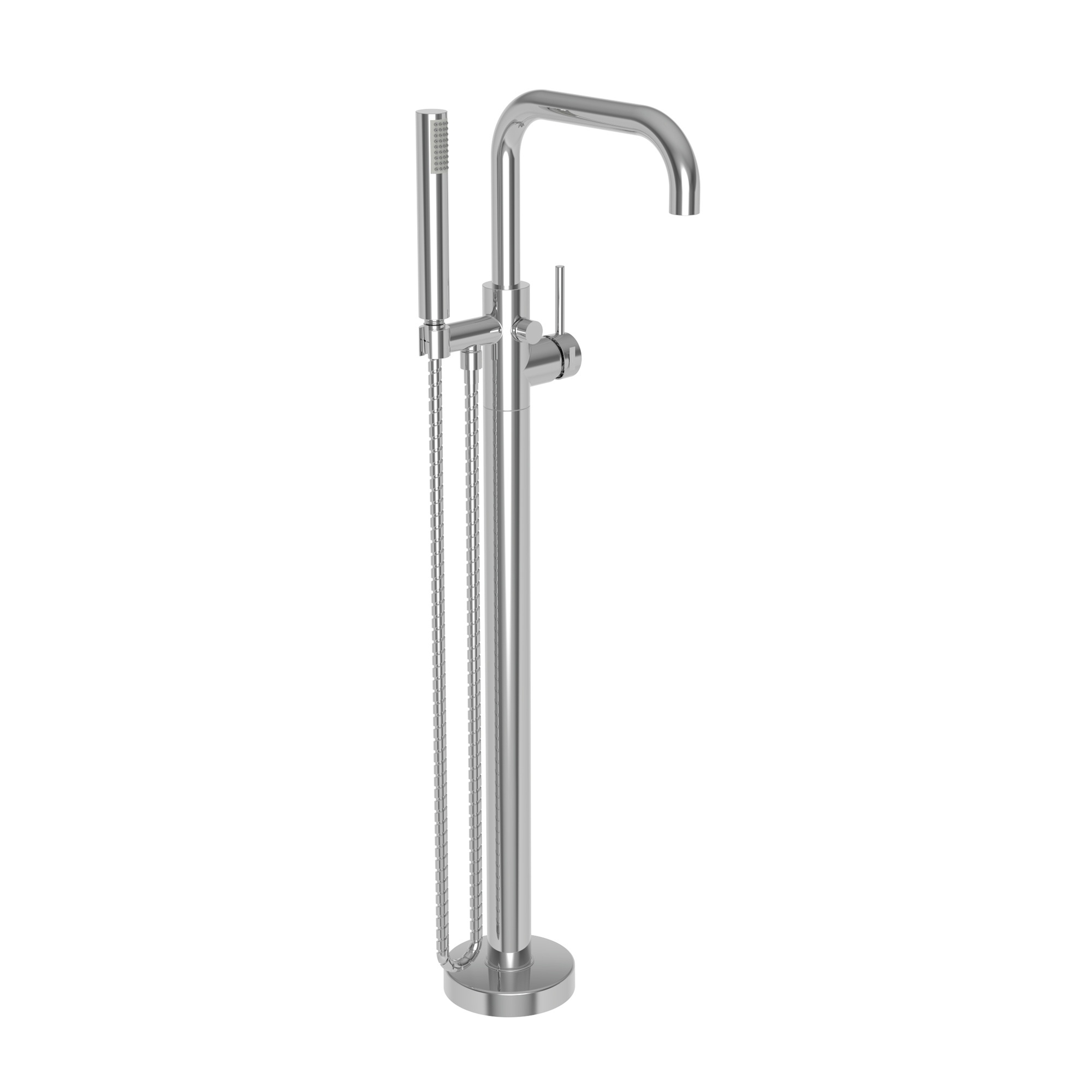 Newport Brass East Square® Exposed Tub and Hand Shower Set - Free Standing